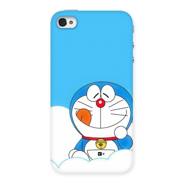 Doremon On Clouds Back Case for iPhone 4 4s