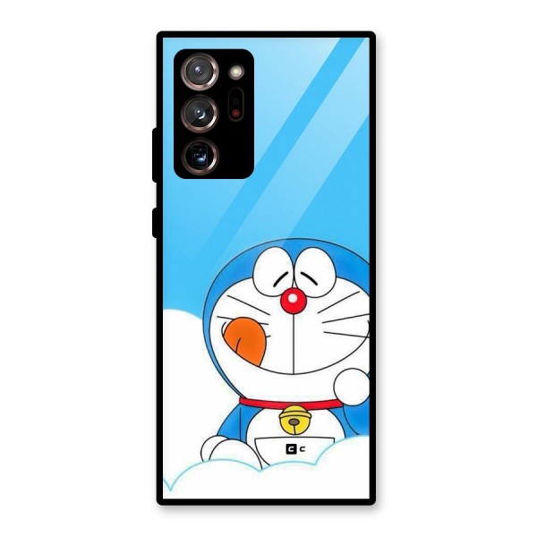 Doremon On Clouds Glass Back Case for Galaxy Note 20 Ultra 5G