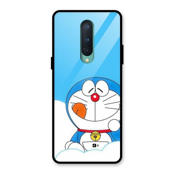 Doremon On Clouds Glass Back Case for OnePlus 8