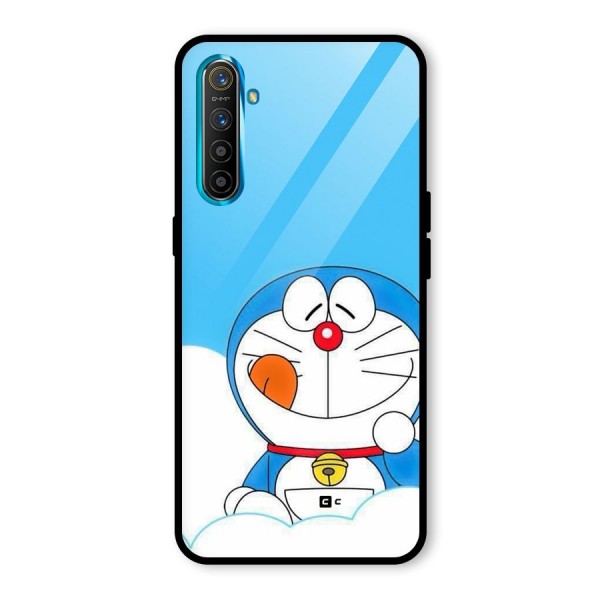 Doremon On Clouds Glass Back Case for Realme X2