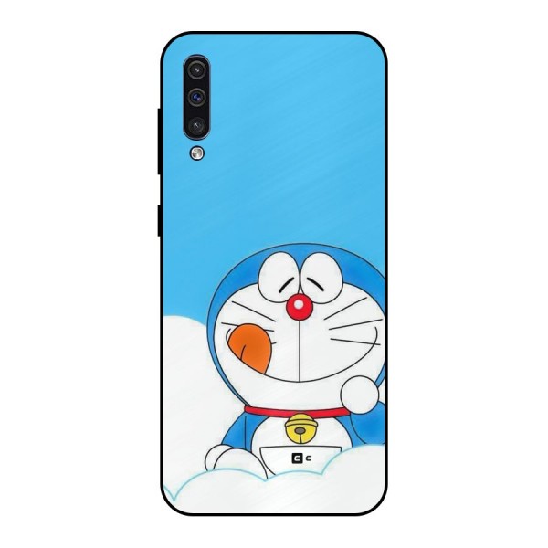 Doremon On Clouds Metal Back Case for Galaxy A30s
