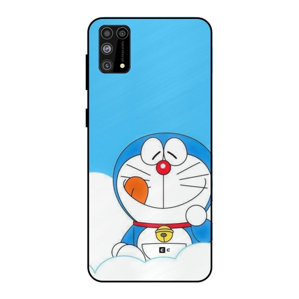 Doremon On Clouds Metal Back Case for Galaxy F41