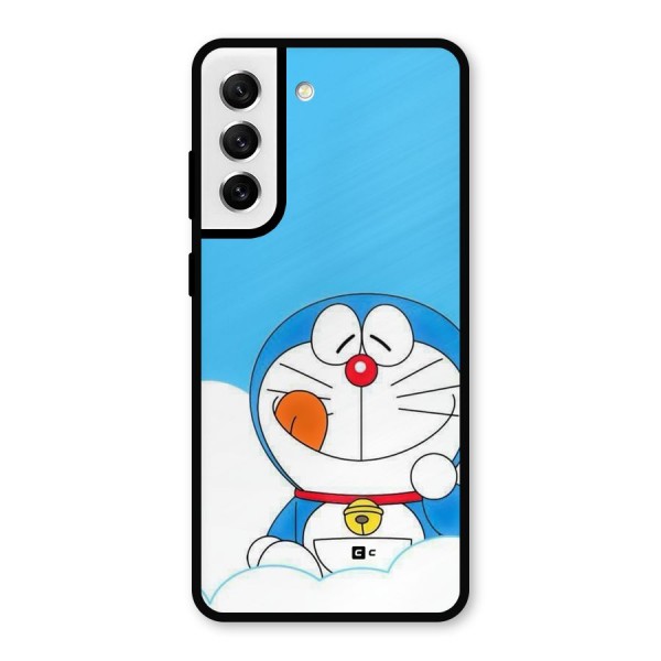 Doremon On Clouds Metal Back Case for Galaxy S21 FE 5G