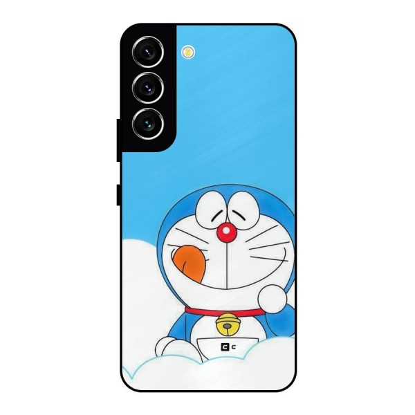 Doremon On Clouds Metal Back Case for Galaxy S22 5G