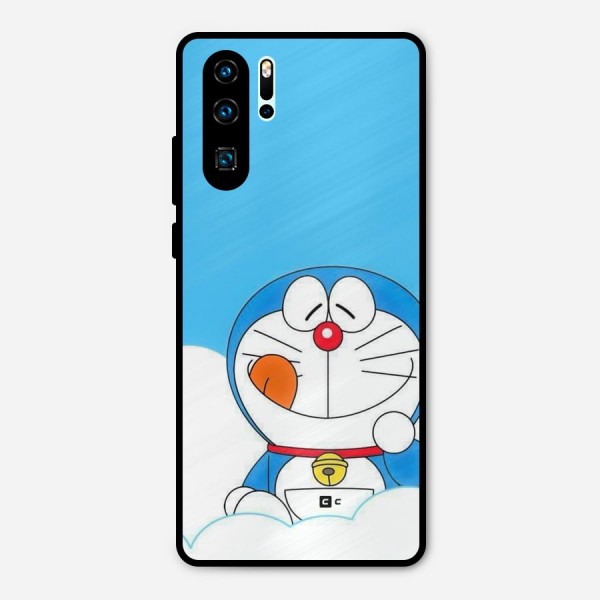 Doremon On Clouds Metal Back Case for Huawei P30 Pro