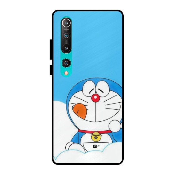 Doremon On Clouds Metal Back Case for Mi 10