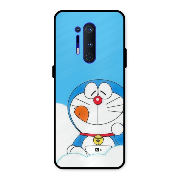 Doremon On Clouds Metal Back Case for OnePlus 8 Pro