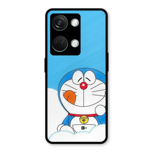 Doremon On Clouds Metal Back Case for OnePlus Nord 3