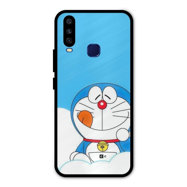 Doremon On Clouds Metal Back Case for Vivo V17