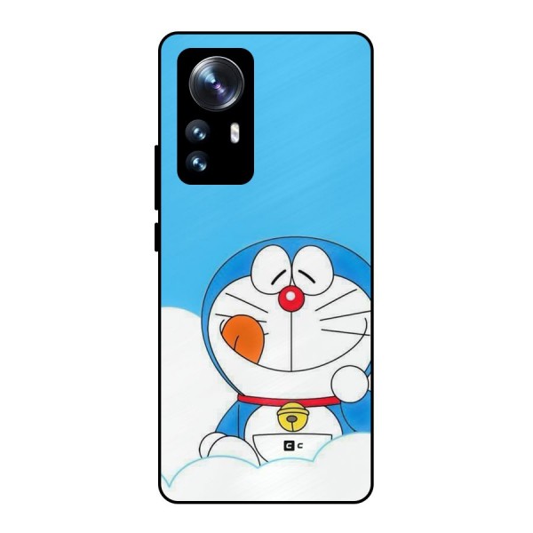 Doremon On Clouds Metal Back Case for Xiaomi 12 Pro