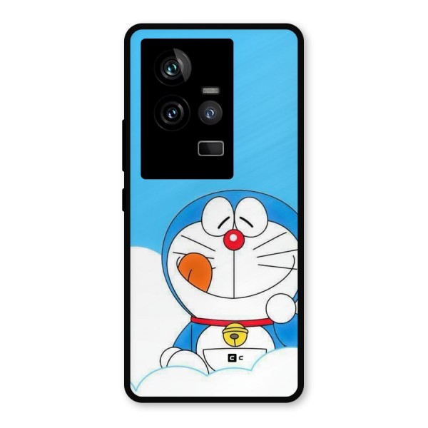 Doremon On Clouds Metal Back Case for iQOO 11 5G