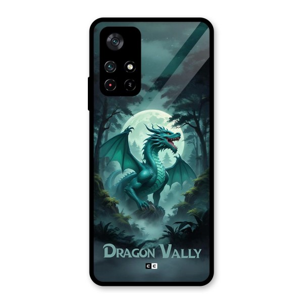 Dragon Valley Glass Back Case for Poco M4 Pro 5G