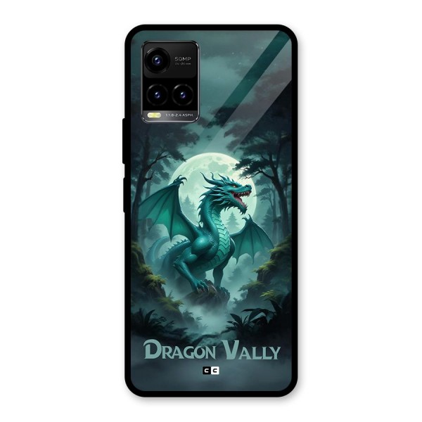 Dragon Valley Glass Back Case for Vivo Y33s