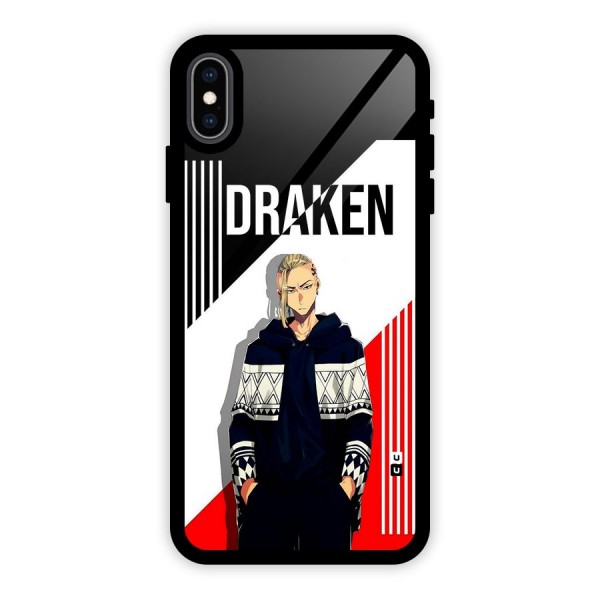 Draken Bhai Glass Back Case for iPhone XS Max