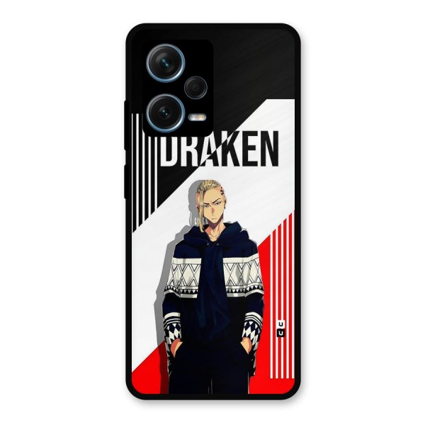 Draken Bhai Metal Back Case for Redmi Note 12 Pro Plus 5G