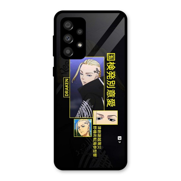 Draken Manji Gang Glass Back Case for Galaxy A32
