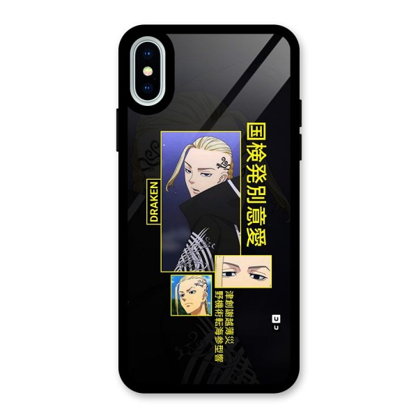 Draken Manji Gang Glass Back Case for iPhone X