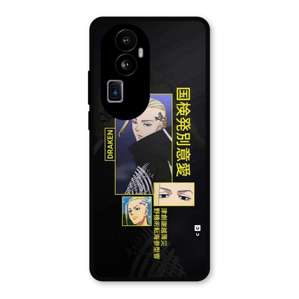 Draken Manji Gang Metal Back Case for Oppo Reno10 Pro Plus