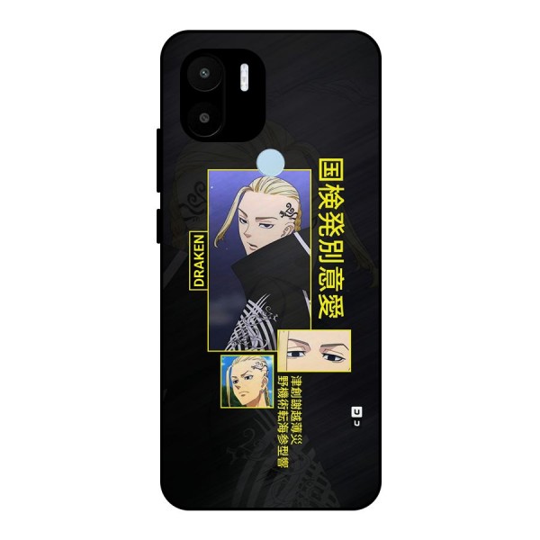 Draken Manji Gang Metal Back Case for Redmi A1 Plus