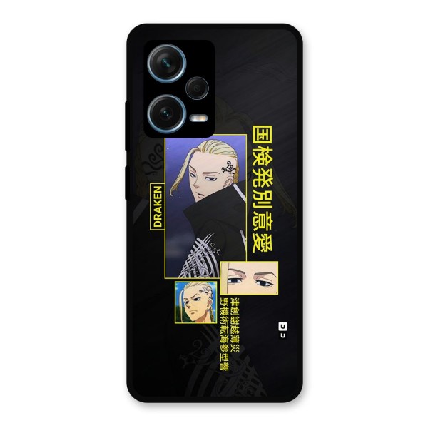 Draken Manji Gang Metal Back Case for Redmi Note 12 Pro Plus 5G