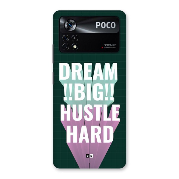 Dream Bigger Back Case for Poco X4 Pro 5G