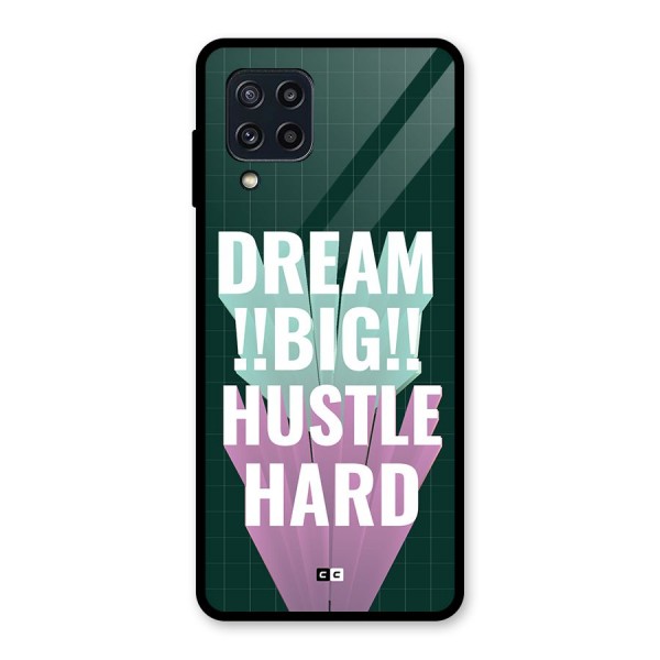 Dream Bigger Glass Back Case for Galaxy M32