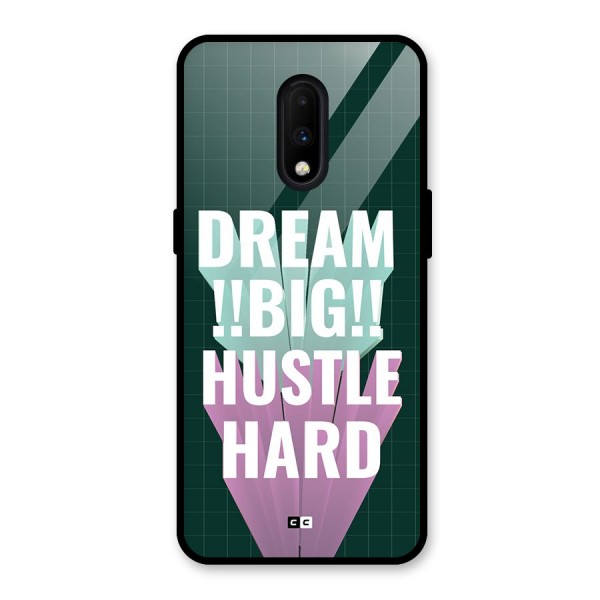 Dream Bigger Glass Back Case for OnePlus 7