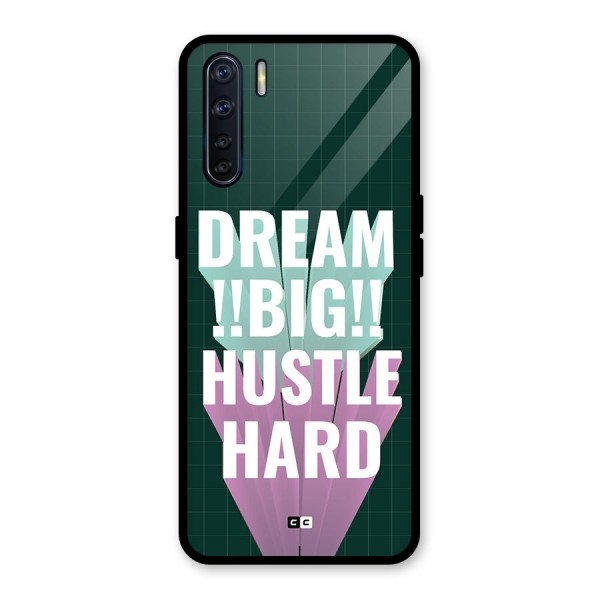 Dream Bigger Glass Back Case for Oppo F15