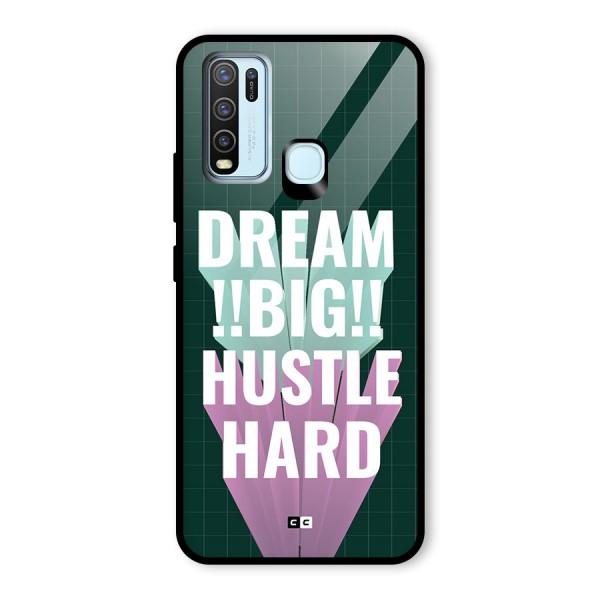 Dream Bigger Glass Back Case for Vivo Y30