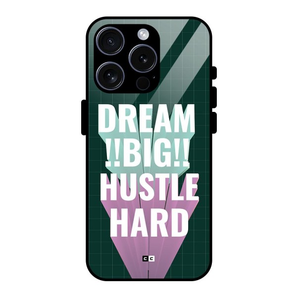 Dream Bigger Glass Back Case for iPhone 15 Pro