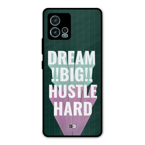 Dream Bigger Metal Back Case for Moto G72