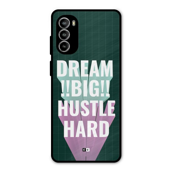 Dream Bigger Metal Back Case for Moto G82