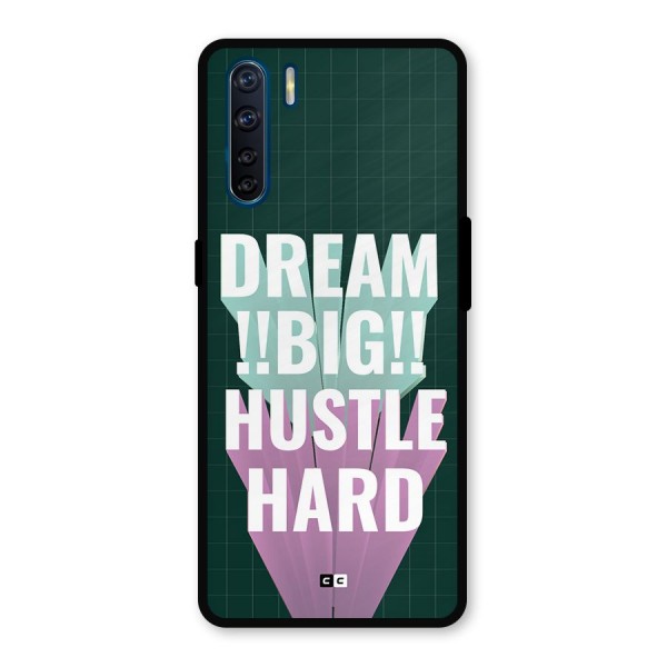 Dream Bigger Metal Back Case for Oppo F15