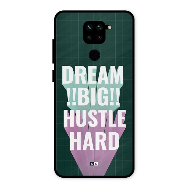 Dream Bigger Metal Back Case for Redmi Note 9