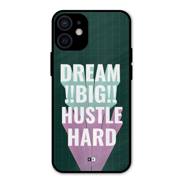 Dream Bigger Metal Back Case for iPhone 12 Mini