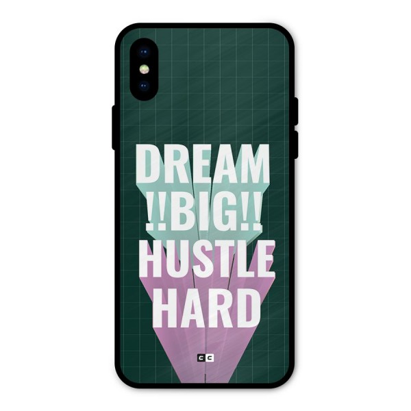 Dream Bigger Metal Back Case for iPhone XS