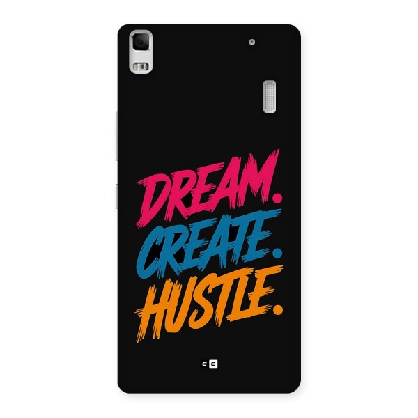 Dream Create Hustle Back Case for Lenovo K3 Note