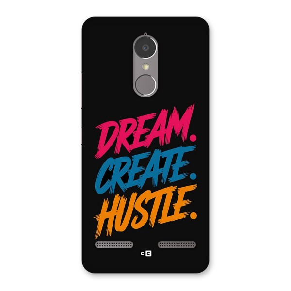 Dream Create Hustle Back Case for Lenovo K6 Power