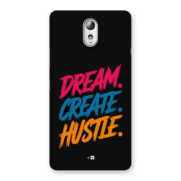 Dream Create Hustle Back Case for Lenovo Vibe P1M