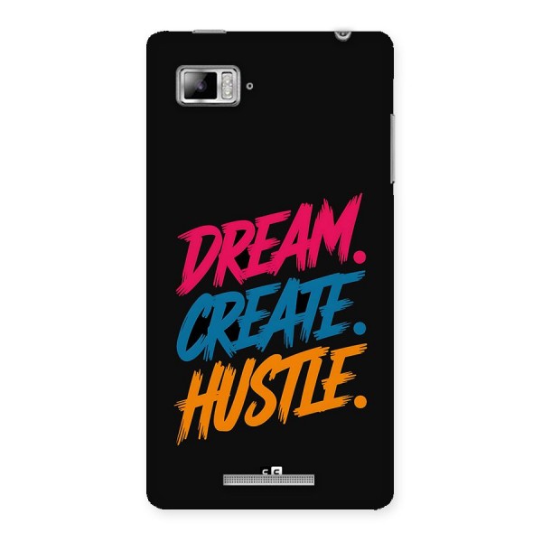 Dream Create Hustle Back Case for Lenovo Vibe Z K910