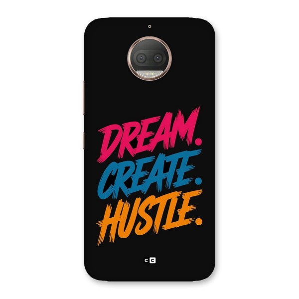 Dream Create Hustle Back Case for Moto G5s Plus