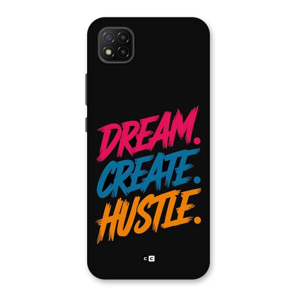 Dream Create Hustle Back Case for Poco C3