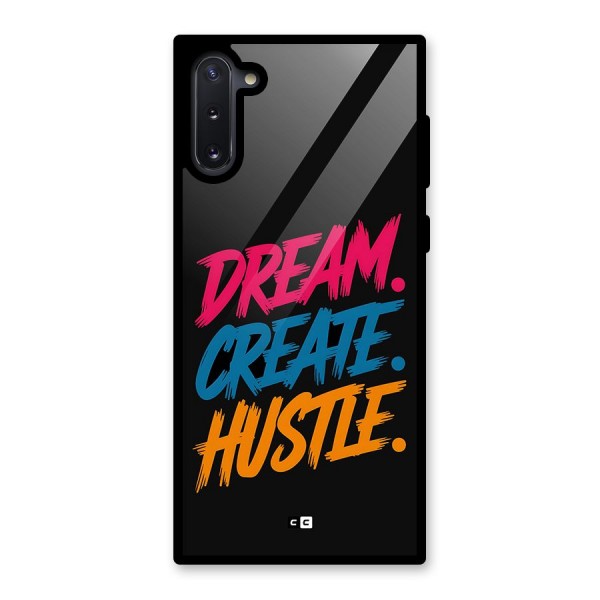 Dream Create Hustle Glass Back Case for Galaxy Note 10