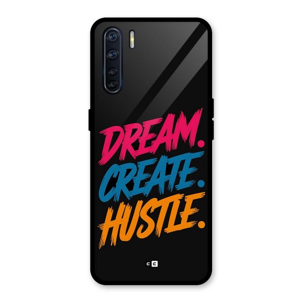 Dream Create Hustle Glass Back Case for Oppo F15