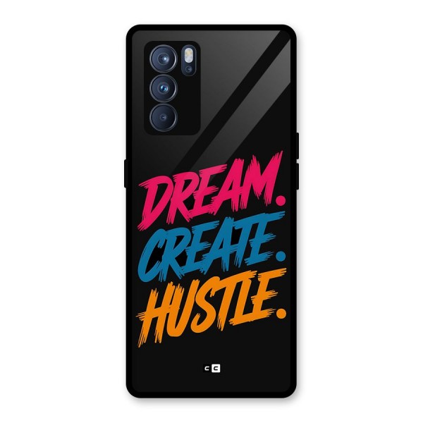 Dream Create Hustle Glass Back Case for Oppo Reno6 Pro 5G