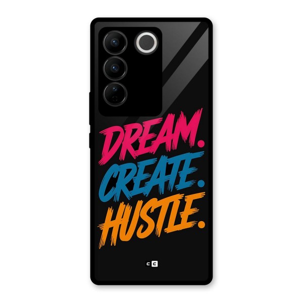 Dream Create Hustle Glass Back Case for Vivo V27