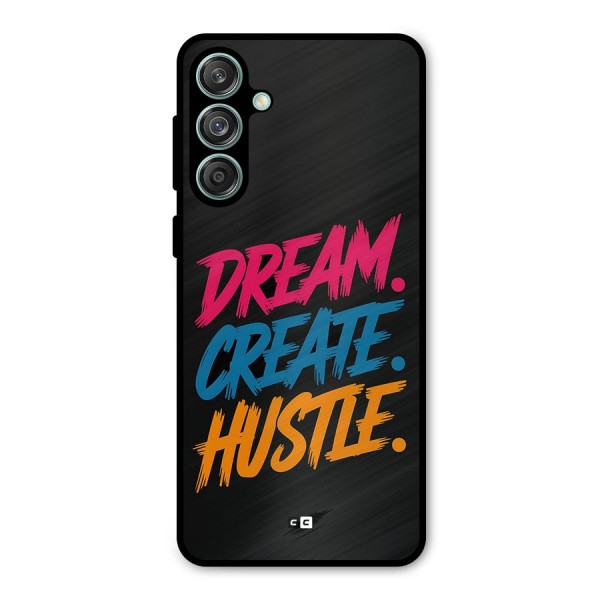 Dream Create Hustle Metal Back Case for Galaxy M55 5G