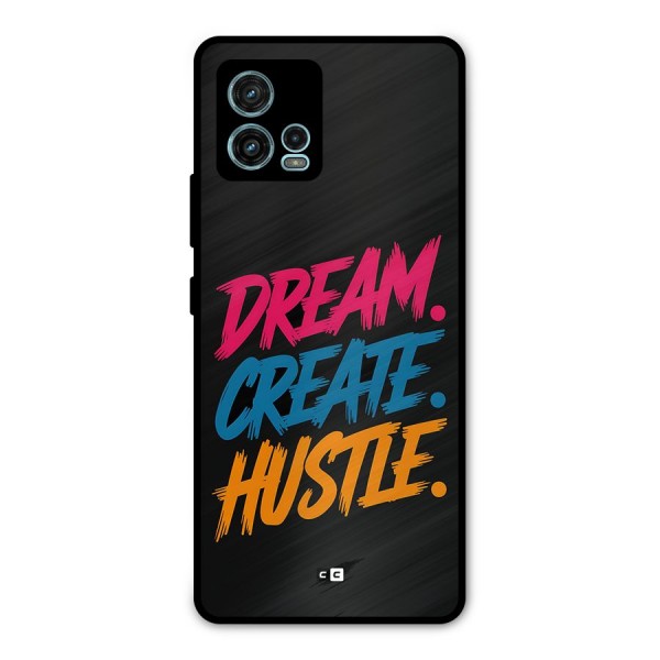 Dream Create Hustle Metal Back Case for Moto G72