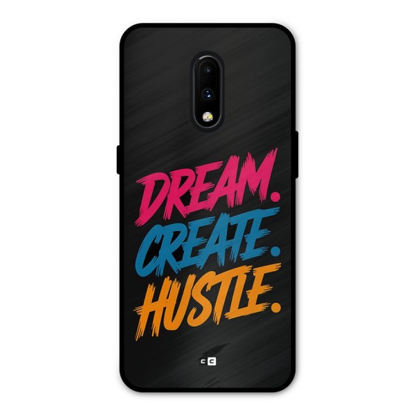 Dream Create Hustle Metal Back Case for OnePlus 7