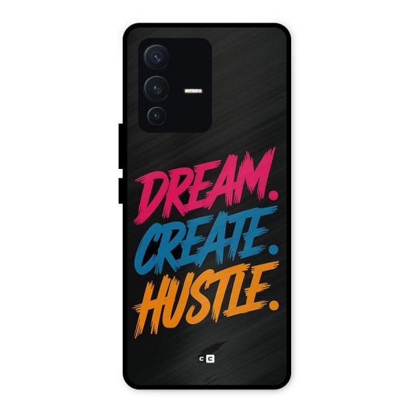 Dream Create Hustle Metal Back Case for Vivo V23 5G